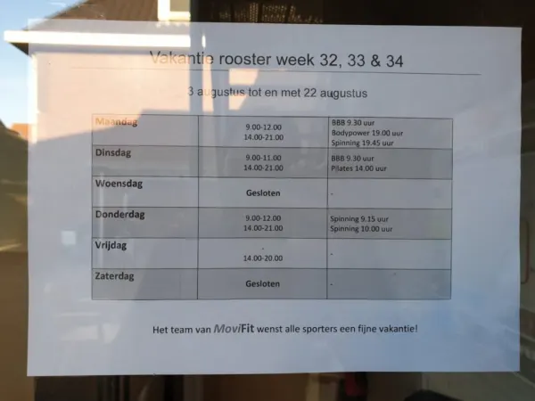 Afbeelding van sportschool Sauna- en Sportcentrum Nunspeet B.V.