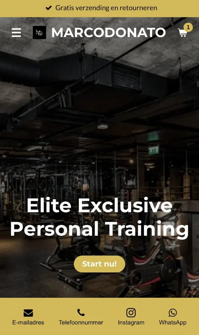 Marcodonato | Elite Exclusive Personal Training sportschool in Tilburg
