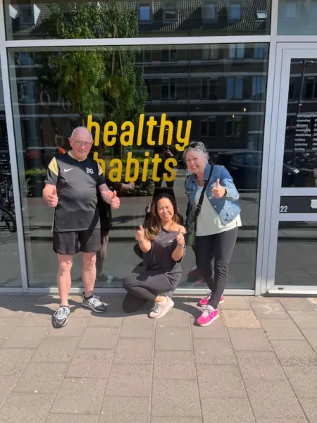 Premium-foto van sportschool Healthy Habits